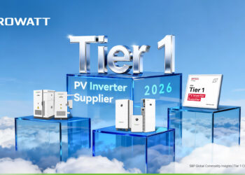 Growatt Recognized as S&P Global Energy Tier 1 PV Inverter Supplier for 2026
