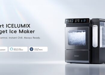 ecozy Introduces the Mistalo Max Smart Nugget Ice Maker with IceLumix Panel, a New Solution for Everyday Ice Needs