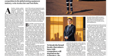 XCMG’s Electric Mining Push Featured in The Australian Financial Review