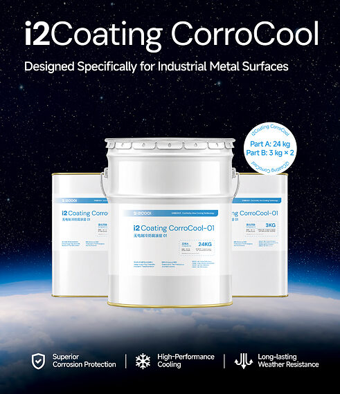 i2Cool Launches i2Coating CorroCool, Combining Electricity-Free Cooling with Industrial-Grade Corrosion Protection
