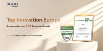 DoGo Power Wins EUPD Research’s 2026 Top Innovation Award in Europe
