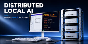 GEEKOM Pushes the Boundaries of Mini PC Innovation with Four-Node A9 Mega AI Cluster