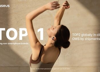 Baseus Retains No. 1 Position Among Non-Smartphone Brands in H1 2026 Clip-On OWS Shipments