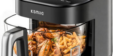 Kismile Launches the AeroLucen™ Glass Air Fryer, Combining Faster Cooking with a See-Through Cooking Experience