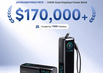JOYROOM PODIX 240W Power Bank Wraps Up Blockbuster Kickstarter Campaign with Over $170,000+ Raised