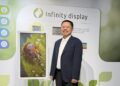 IRIS Optronics Pushes Infinity® Solar-Powered ChLCD E-Paper Technology to New Heights with 31.5-Inch Outdoor Display and Embedded Perovskite Indoor Solution
