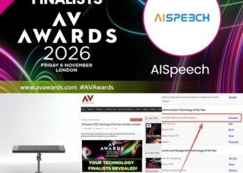 A Proud Milestone for AISpeech! Matrix Array Microphone Named AV Awards 2026 Finalist in Two Categories