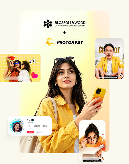 Blossom & Wood Media Scales Global Creator Operations with PhotonPay