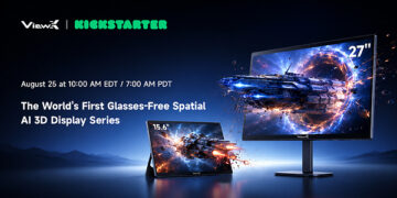 ViewX Launches Liber and Immer Glasses-Free AI 3D Displays on Kickstarter