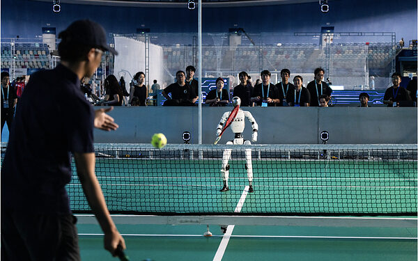 World’s First Autonomous Humanoid Tennis Match: GALBOT Robots Complete 100+ Consecutive Rallies