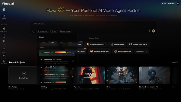 AI Video Is Moving Beyond Prompts: Flova Brings “All in One” to Agent-Native Video Creation