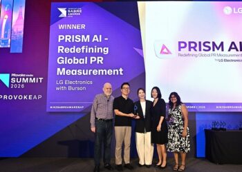 LG ELECTRONICS’ PRISM AI WINS BEST AI TOOL/PRODUCT AT THE 2026 IN2 SABRE AWARDS ASIA-PACIFIC