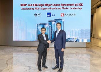 SHKP and AXA Sign Major Lease Agreement at IGC, Accelerating AXA’s Agency Growth and Market Leadership