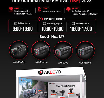 AKEEYO Unveils 2026 New Generation at IBF: 711Air, 750 Series and H2 Helmet Camera