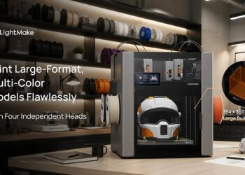 LightMake Unveils L4: A Linear Motor-Powered, Independent Four-Head Desktop 3D Printer