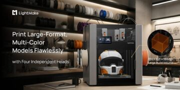 LightMake Unveils L4: A Linear Motor-Powered, Independent Four-Head Desktop 3D Printer