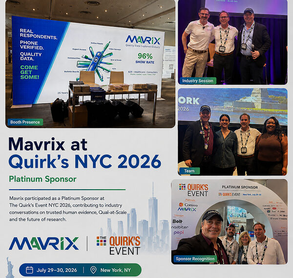 Mavrix Makes the Case for Trusted Human Evidence in the AI Era at Quirk’s New York