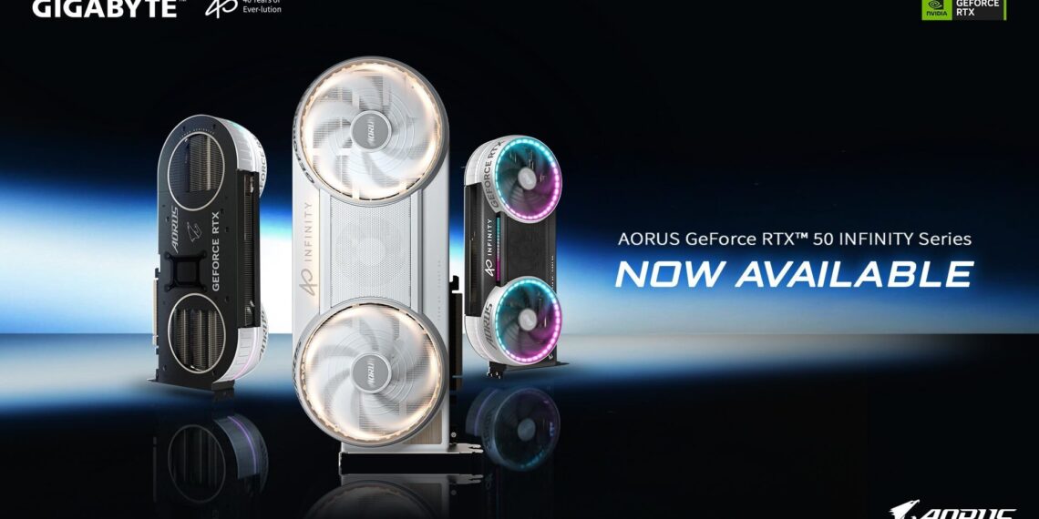GIGABYTE Announces the Availability of AORUS GeForce RTX™ 50 INFINITY Series Graphics Cards