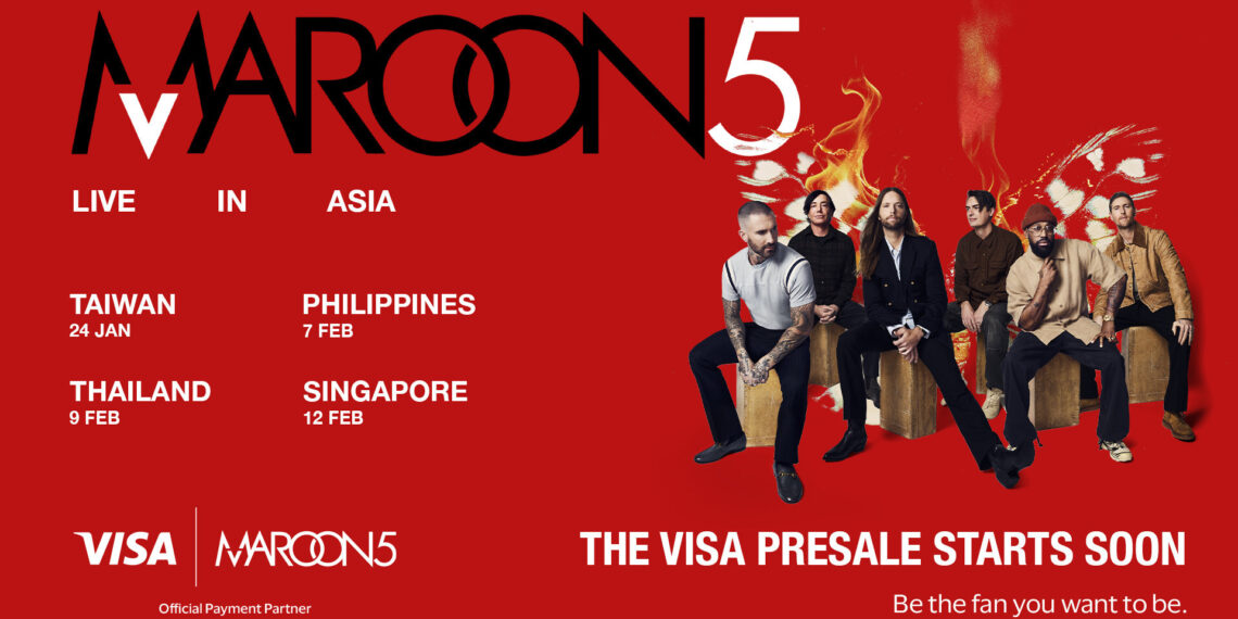Yes Please: Visa is Official Payment Partner for the Maroon 5 Asia 2027 Tour