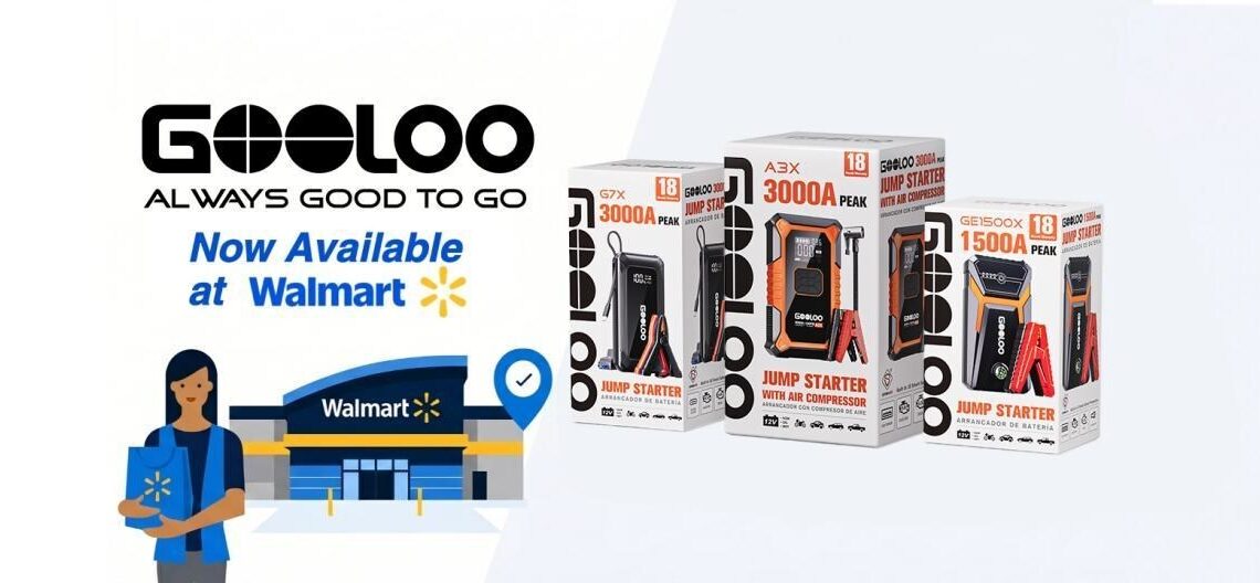 GOOLOO Expands National Retail Footprint, Launches Three Top-Selling Jump Starters in Walmart stores across the country