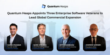 Quantum Heaps Appoints Three Enterprise Software Veterans to Lead Global Commercial Expansion