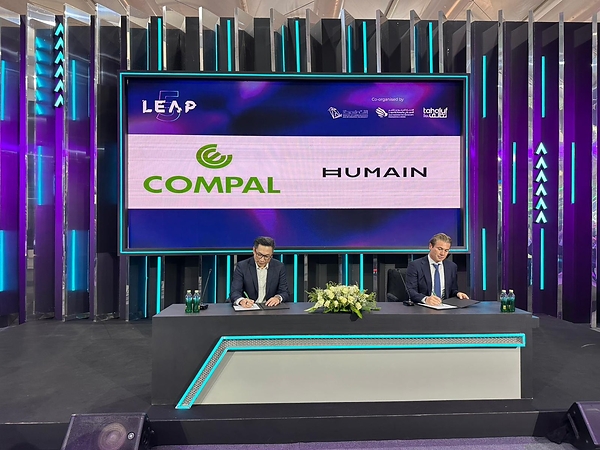 HUMAIN Collaborates with Compal to Drive Cloud-to-Edge AI Expansion, Showcasing Partnership at LEAP 2026