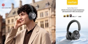 EarFun Unveils Flagship Wave Pro X: The World’s First Dual-Coaxial Headphones with Qualcomm® ANC Technology and Auracast™
