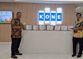 KONE Indonesia Sets New Industry Benchmark as First to Achieve Platinum Green Product Certification