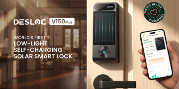 Finally, No More Battery Anxiety: DESLOC V150 Plus Launches as the World’s First Self-Charging Solar Smart Lock That Works in the Shade