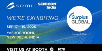 SurplusGLOBAL to Exhibit at SEMICON India 2026 for Third Consecutive Year