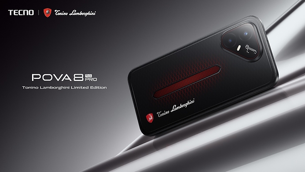 TECNO POVA 8 Pro 5G Tonino Lamborghini Limited Edition Launches: A Phone Delivering Italian Aesthetics and Spirit with Power and Energy