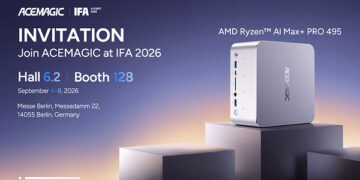 ACEMAGIC First to Introduce Ryzen AI Max+ PRO 495 AI Mini Workstation at IFA 2026