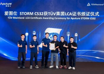 TÜV Rheinland Presents LCA Certificate to Aputure Studio Light