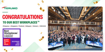 6 countries across Terumo Asia Pacific officially recognized as Best Workplaces™ Certified by Great Place To Work®