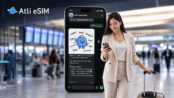 Y Combinator Alum Launches Atli, an AI-Powered Travel eSIM Built Into WhatsApp