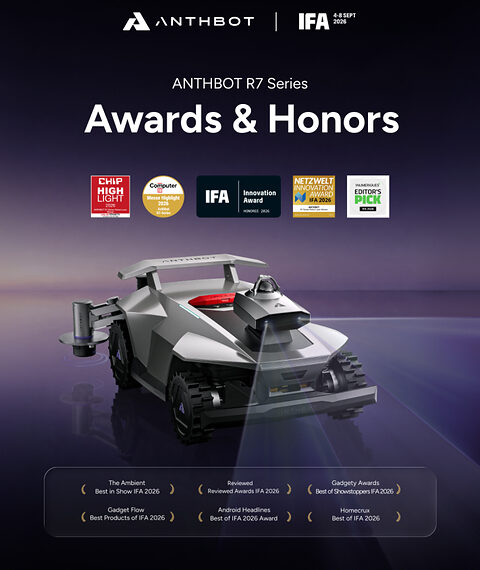 ANTHBOT R7 Series Sweeps Twelve Honors at IFA 2026 with Robotic-Arm Edge Trimming