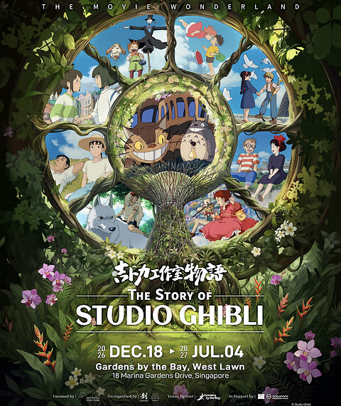 Tickets Now Available for The Story of Studio Ghibli at Gardens by the Bay, Opening in Singapore on 18 December 2026