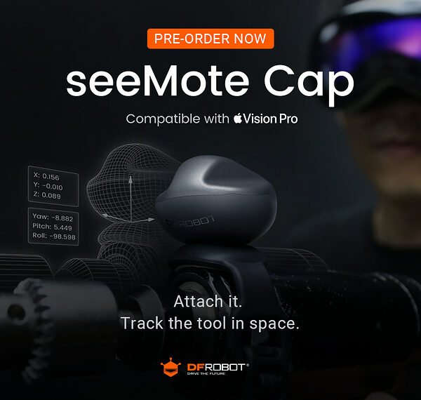 DFRobot seeMote Cap Opens Preorders at $229, Bringing Real Tools Into Spatial Computing