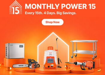 VEVOR Monthly Power 15 Returns September 15-18, Powering Fall Home Preparation