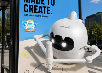 GROWNSY’s Screen-Free Smart Drawing Robot Wins 2026 NAPPA Award
