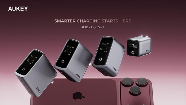 As iPhone 18 Arrives, AUKEY Introduces the Aivyo Swift Smart Wall Charger Lineup
