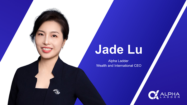 Former Shanghai Innovation Bank and Silicon Valley Bank Asia Executive Jade Lu Joins Alpha Ladder as Wealth and International CEO