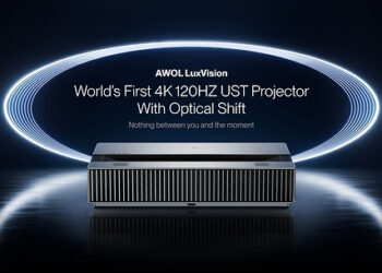 AWOL Vision Opens Pre-Orders for LuxVision: World’s First Optical-Shift 4K 120Hz Projector