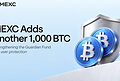 MEXC Adds Another 1,000 BTC to Guardian Fund, Strengthening User Protection