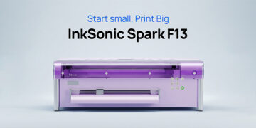 InkSonic Launches Spark F13, a 13-Inch DTF Printer Built for Small Businesses