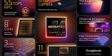 MediaTek Dimensity CX C10 Max Offers Flagship Performance to a New Era of AI-First Laptops