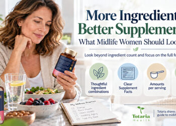 More Ingredients, Better Supplements? Totaria Shares What Midlife Women Should Look For