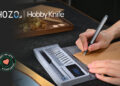 HOZO Reinvents the Hobby Knife with a Push-Button Blade-Changing Mechanism, Launching on Kickstarter Today