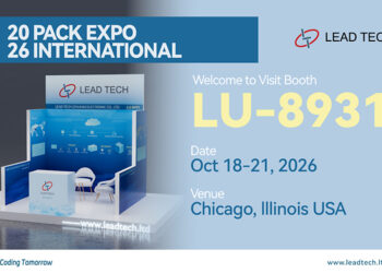 LEAD TECH Turns Booth LU-8931 into a Working Production Line at Pack Expo 2026, Demonstrating CIJ and UV Laser Coding on a Live Conveyor System