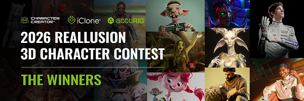 Reallusion’s 2026 3D Character Contest – Meet the Winners!